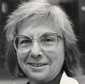 Image description: A black-and-white headshot of Ruth Bleier.