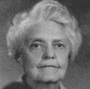 Image description: A black-and-white headshot of Dorothy Walker.