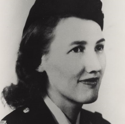 Image description: A black-and-white headshot of Ellen Ainsworth.